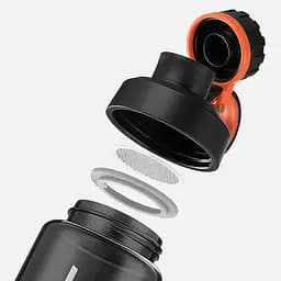 Спортивна пляшка для води Casno KXN-1242 800 мл Black - мініатюра 2