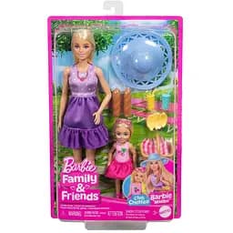 Набір Barbie Сімейний пікнік з ляльками Барбі та Челсі (JBF43) - мініатюра 3