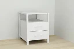 Тумба універсальна Ferrum-decor Вів'єн 2/2 50x41x40 білий ДСП Білий 16мм (FRD-104161) - мініатюра 3