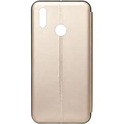 Чохол-книжка Toto Book Rounded Leather Case HuAwei P Smart 2019 Gold