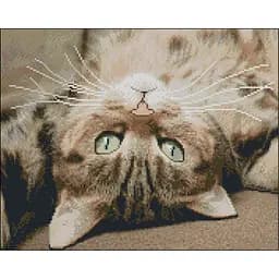 Алмазная мозаика без подрамника Игривое счастье Strateg ZAV4050-37, 40х50 см