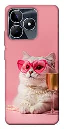 Чохол Demsky Pinky cat для Realme C53