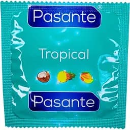 Презервативи Pasante Tropical різнокольорові 3 шт. (ROZ6400230114)