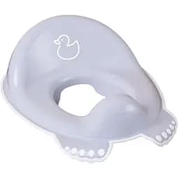 Туалетне сидіння Tega Baby Каченя з гумками протиковзними світло-сіре