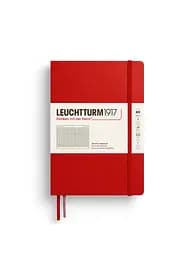 Блокнот Leuchtturm1917, Середній, Cherry, Клітинка (373979) - мініатюра 1