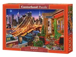Пазлы Castorland Огни Бруклинского моста, 1000 элементов, 68x47 см