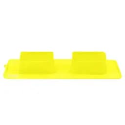 Складна миска Waudog Silicone, 38,5х23х5 см, жовтий (50808)