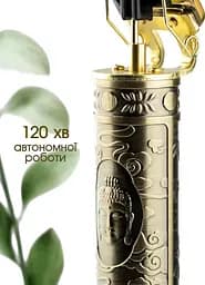 Машинка Для Стрижки Волосся Акумуляторна Raf Триммер для стрижки, Тример для бороди, тример для гоління, електробритва 5 Вт Gold - мініатюра 3