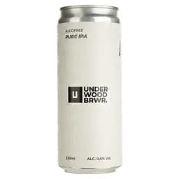 Пиво безалкогольное Underwood Brewery Pure IPA светлое 0.5% 0.33 л ж/б