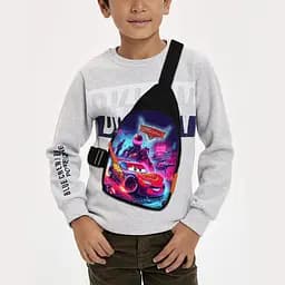 Сумка через плечо детская Тачки Молния Маккуин 29х17 см сумка слинг для мальчика (02222)