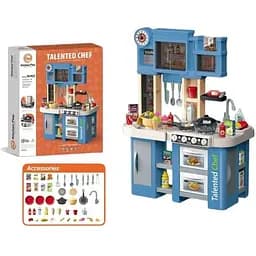 Кухня с посудой музыка свет пар течет вода 922-130