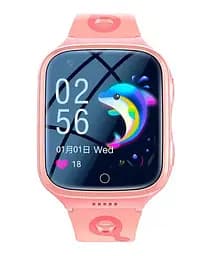 Розумний дитячий годинник-телефон Lemfo K11H з GPS трекером, SIM-картою, Wi-Fi, HD камерою, прослуховуванням та акумулятором 1000 мАг Рожевий - мініатюра 2