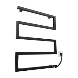 Електрична рушникосушарка Kosser Зета 685x550 ER ЗЗ02ER, Чорний матовий, Праве