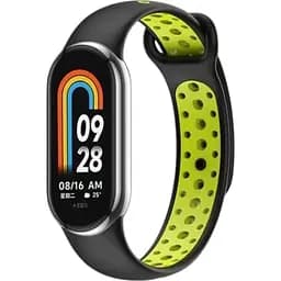 Ремінець Becover Vents Style для Xiaomi Mi Smart Band 9 Black-Green (711984)