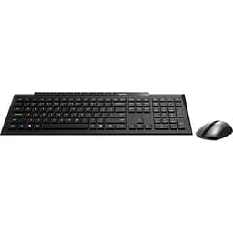 Комплект (клавіатура + миша) Rapoo 8210M wireless, черний (8210M black) - мініатюра 4