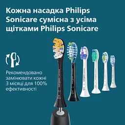 Електрична зубна щітка Philips Sonicare HX7101/02 серії 5300 чорна - мініатюра 14