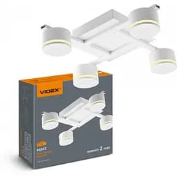 Світильник Videx під лампу 4xGX53 накладний Білий (VL-SPF31-4W)