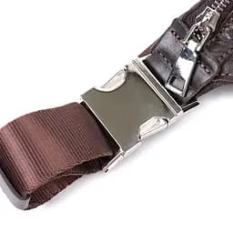 Стильна бананка для чоловіків із натуральної шкіри GRANDE PELLE 22814 коричнева - мініатюра 5