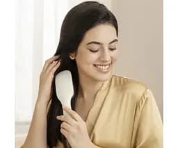 TOUCHBeauty TB-2441, Мікрострумова багатофункціональна щітка з вібромасажем для волосся та шкіри голови 4в1 Тач Б'юті, біла - мініатюра 4