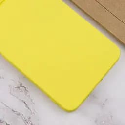Чохол TPU GETMAN Liquid Silk Full Camera для Samsung Galaxy A15 4G/5G / M15 5G Жовтий / Flash - мініатюра 4