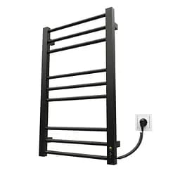 Електрична рушникосушарка Kosser Степ 800x500 ER ДСТ02ER, Чорний матовий, Праве