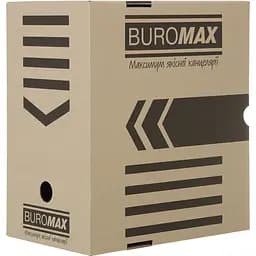 Бокс для архівації документів Buromax Jobmax 20 см крафт (BM.3263-34)