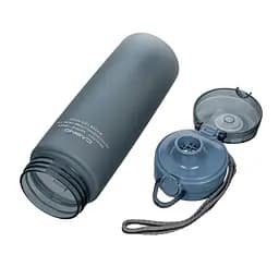 Спортивна пляшка для води Casno KXN-1157 Tritan 650 мл Grey - мініатюра 2