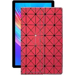 Чехол StatusCASE из экокожи для планшета Teclast T30 Красный ромб