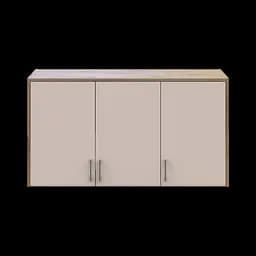 Антресоль висока Doros Ронді Дуб Артізан/Кашемір 3 ДСП 121х52х65 (41516183) - мініатюра 3