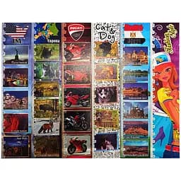 Набор закладок для книг MIX ЗК-01-06, 6 шт