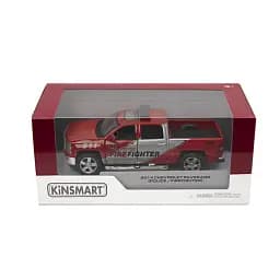 Металевий інерційний пікап Chevrolet Silverado Police/Firefighter 5", відкриваються двері (В асортименті) - мініатюра 3