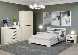 Гарнітур спальний Еверест Ліберті №2 Дуб Крафт білий (DTM-2439)