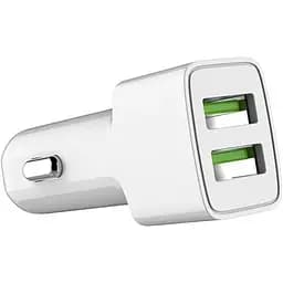 Автомобильное зарядное устройство ColorWay (2USBх2.4A) AutoID White (CW-CHA009-WT)