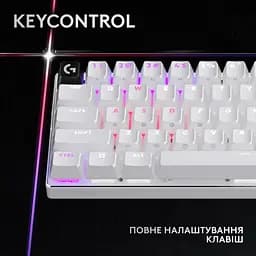 Клавіатура Logitech G Pro X 60 LightSpeed White (920-011930) [107470] - мініатюра 3