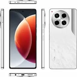Смартфон Tecno Camon 30 8/256Gb Uyuni Salt White (CL6) (4894947020476) (UA UCRF) [NFC, 2 sim] - мініатюра 3