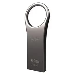 USB флеш накопичувач Silicon Power 64GB Jewel J80 Titanium USB 3.0 (SP064GBUF3J80V1T) - мініатюра 1