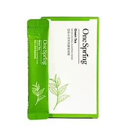 Ночная маска для лица OneSpring Green Tea Moisturizing с экстрактом чайного дерева