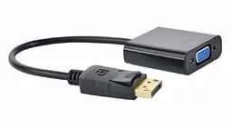 Переходник Cablexpert DisplayPort - VGA 0,15 м Black (A-DPM-VGAF-02)