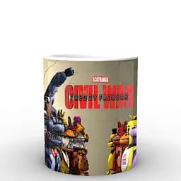 Кухоль GeekLand Five Nights At Freddys П'ять ночей з Фредді постер FN.02.045 330 мл білий