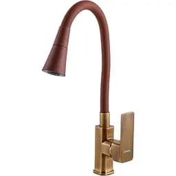 Смеситель для кухни Domino Malibu DMM-203LM-BR-R10 бронза (28457)