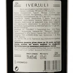 Вино Iveriuli Qvevris Saperavi Red 13% 750 мл (678360) - мініатюра 4