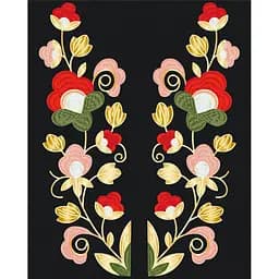 Картина за номерами на підрамнику Brushme Квіткова симфонія