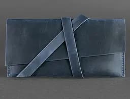 Кожаный тревел-кейс Voyager 1.2 синий Crazy Horse