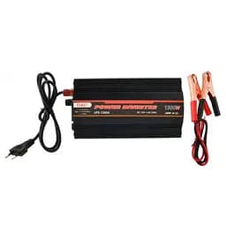 Інвертор напруги UKC 1300ВА(650Вт)+CHARGE 10A, 12/220V approximated, 1 універсальна розетка, Box - мініатюра 3