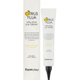 Крем для зони навколо очей FarmStay Citrus Yuja Vitalizing Eye Cream з витяжкою юдзу 45 мл - мініатюра 2
