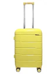 Валіза малий S+ з поліпропілену Milano bag 0305 52л Жовтий