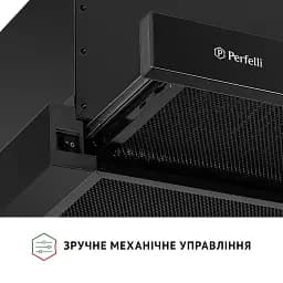 Витяжка телескопічна Perfelli TL 6212 Full BL 700 LED - мініатюра 5