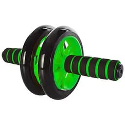 Ролик для пресса двойной EasyFit с ковриком Зеленый (EF-1352-G)