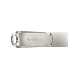 Накопичувач 256GB USB 3.1 Type-A + Type-C Dual Drive Luxe Срібний SanDisk teh0013418 - мініатюра 2
