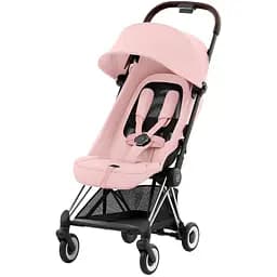 Коляска Cybex Coya Chrome Dark Brown Peach Pink  (522004415)